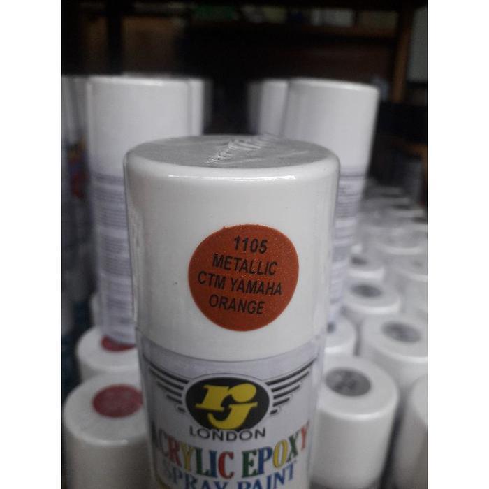 Pilok Pilox Cat Semprot Rj Orange Oren Mengkilap Stabilo Pernis Doff Dop Putih Metalik Co