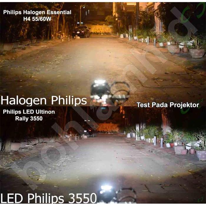 LED Philips H7 Ultinon Rally Lampu LED Mobil 100 Watt 9000 Lumens