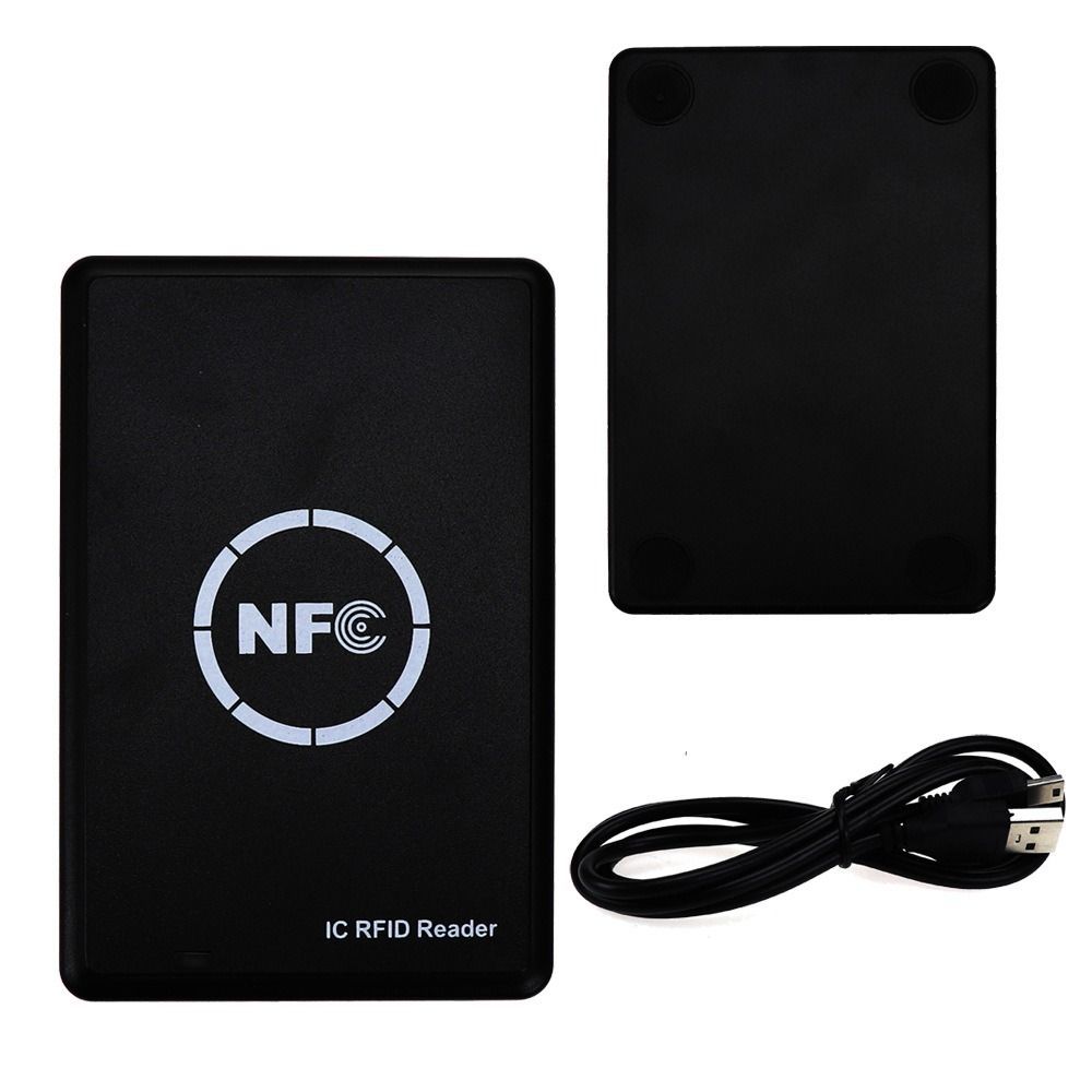 New 13.56MHz Plastic NFC Card Reader NFC Smart Card Reader Writer IC RFID Card Reader RFID Copier