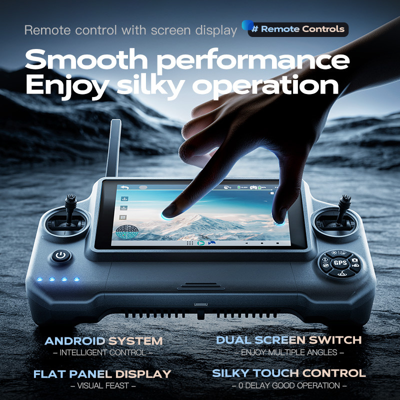 Yi6 Max 6000M LCD SC GPS Drone 8K Dual Camera 6G Wifi FPV 3-Axis Gimbal Professional Obstacle