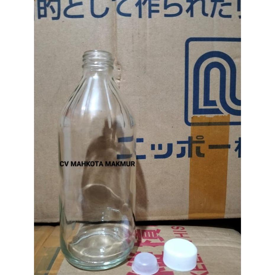 BOTOL KACA 500 ML TUTUP ULIR (DOUBLE SEAL)