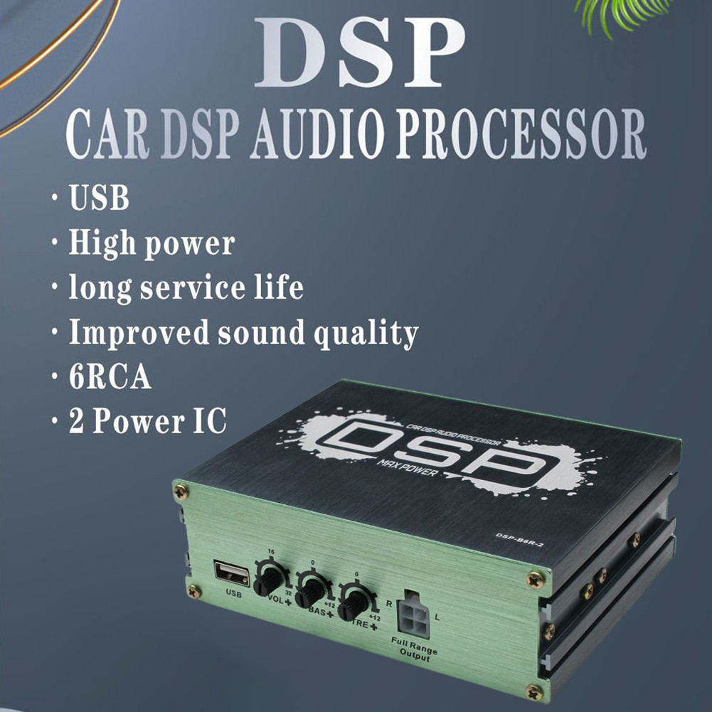 Audio Digital Sound Processor 6-Channel Output DSP Car Equalizer Navigation Sound Quality