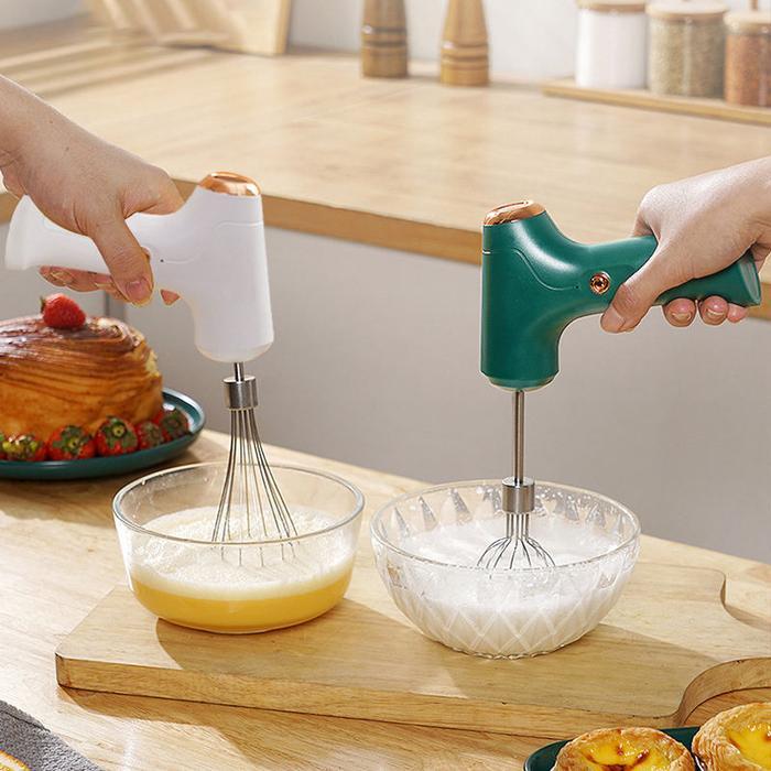 Philips - Mixer Plus Chopper Mini Electric Whisk Mixer Kue 1 Set Tanpa Kabel Usb Rechargeable Hand