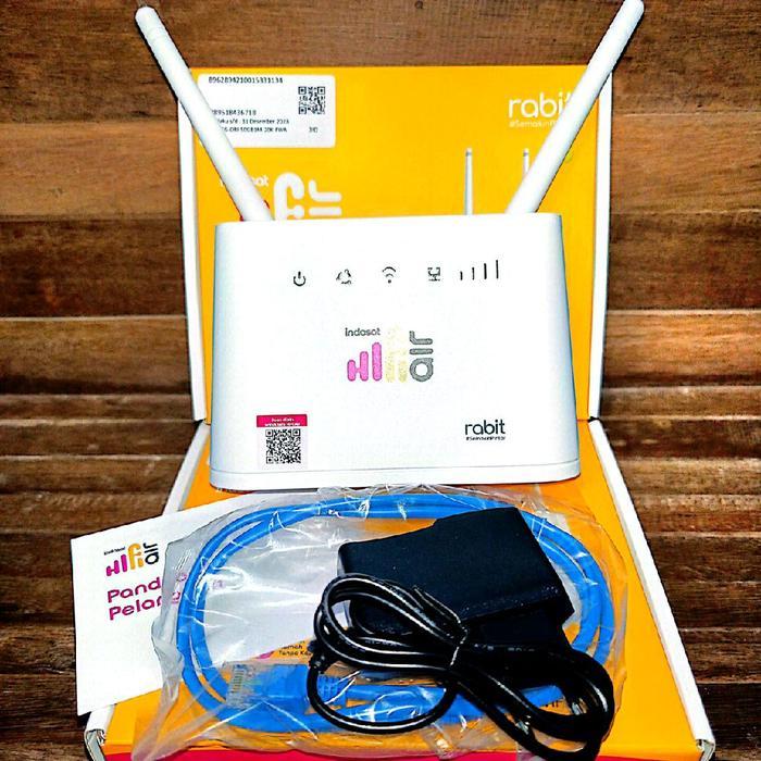 Terbaru Best Quality 100% Original Indosat Hifi Air Modem 4G & Sim Card Tri/Im3 Rabbit Cpe-R Kuota