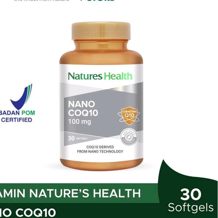 NATURES HEALTH nano coq10 100mg 60 softgel