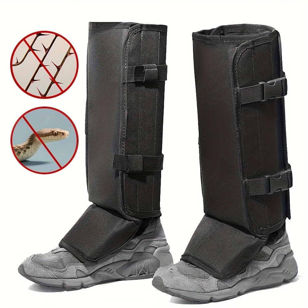Snake Gaiters Leg Guards, Snake Guards, Adjustable Snake Bite Protection For Lower Legs, Snake Chaps
