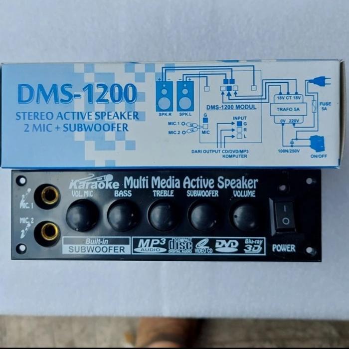 PCB KIT MESIN SPEAKER AKTIF STEREO DMS 1200 PLATINUM DMS1200 TIP 3055