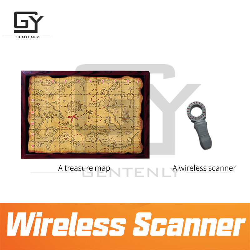 Escape Room Puzzle Wireless Scanner Prop Escapement Time Real Life Treasure Hunt Customizable Board