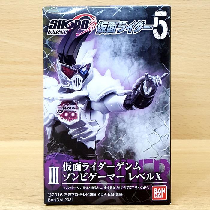 Ready SHODO-O Outsider Kamen Rider 5 [Ex-Aid] Genm Zombie Gamer Level X
