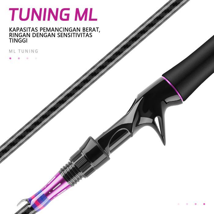 Haiyi Fishing Joran Pancing Casting Rod Joran Pancing Spinning Rod Memancing Carbon M Power Rod Ul