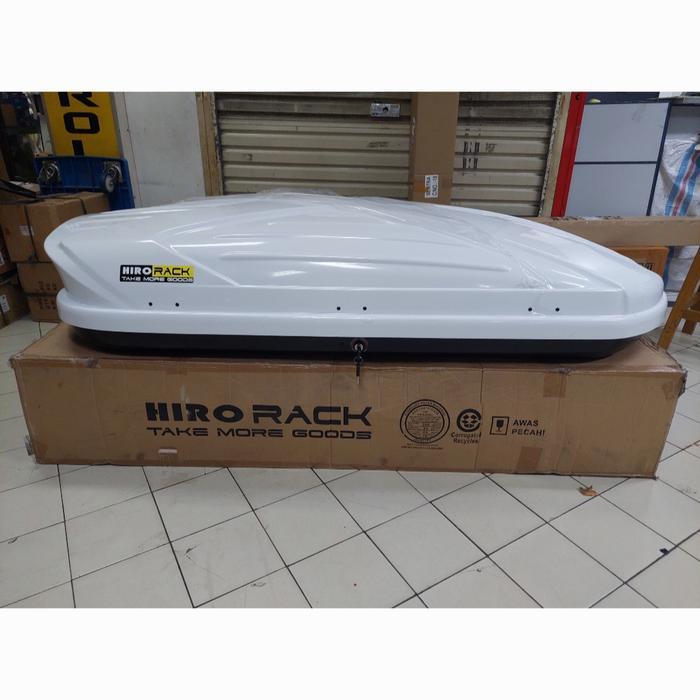 roof box auto box putih glossy 170cm