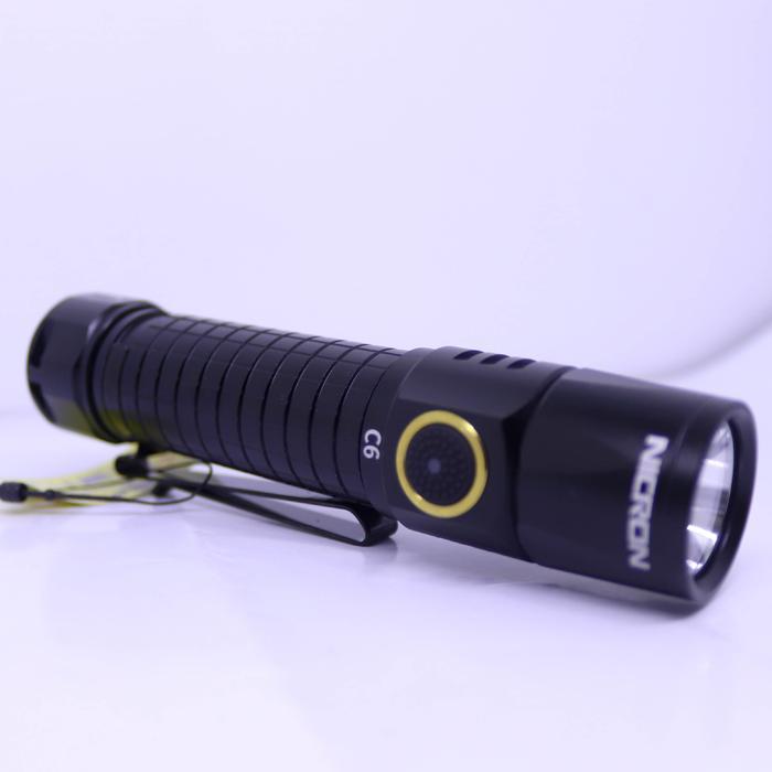 BestSeller NICRON C6 Senter Mini EDC - Tingkat Cahaya 2000 lumen, Jarak Cahaya 379 meter - Water