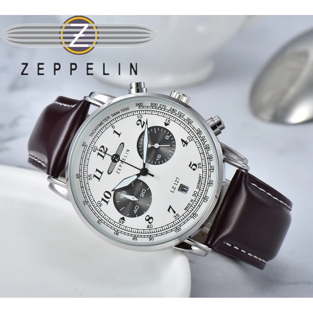 Fashion Zeppelin Hindenburg Series Quartz Machine Men's Retro Business Leisure Men's Watch Fashion