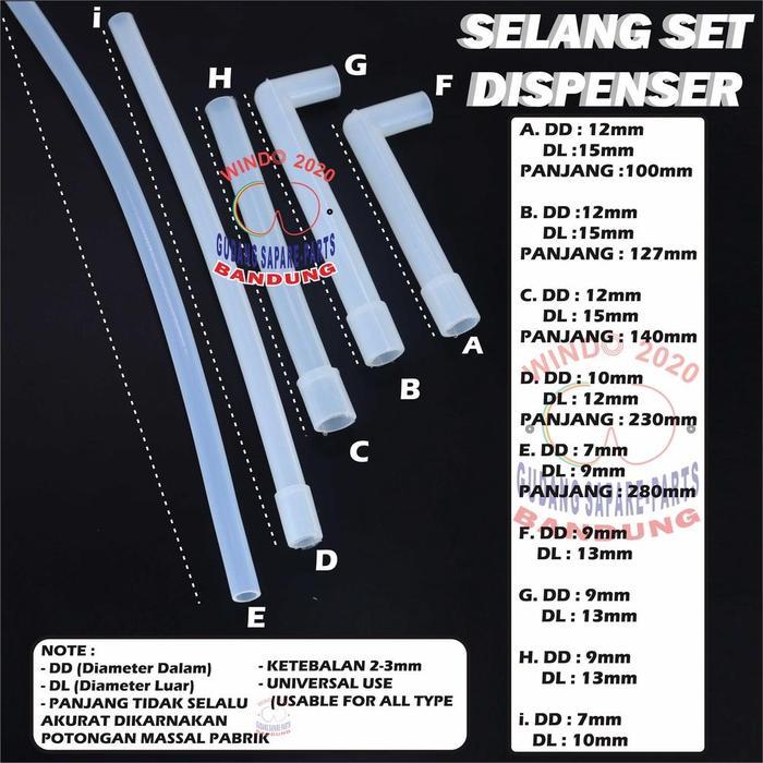 SELANG DISPENSER SELANG AIR PANAS DISPENSER SELANG AIR DISPENSER