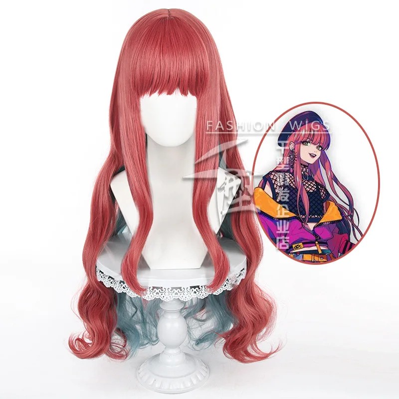 Anne Faulkner Cosplay Anime Paradox Live The Animation Cosplay Wig Women Red Long Heat Resistant