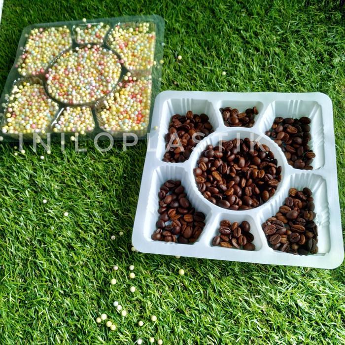 Mika Sekat 7 / Mika nasi kotak sekat / Mika Lunch Box / Mika Box 20x20