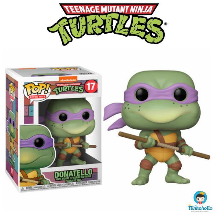 BERGARANSI Funko POP Retro Toys Teenage Mutant Ninja Turtles - Donatello #17
