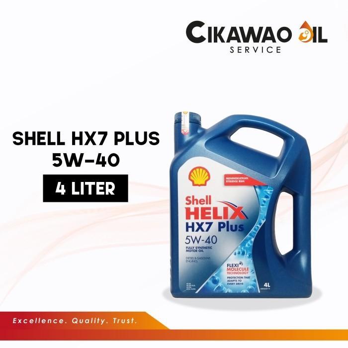 Oli Mesin Shell Helix HX7 / HX 7 Plus 5W-40 4 Liter Galon