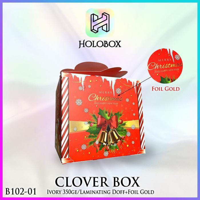 Box Natal Kotak Hampers Toples 500grDus Kue Box PackagingB102