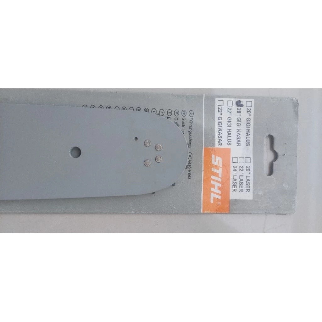 Bar 20 inch Stihl Gigi Kasar Rantai 20/34T.Bar 20 inch ujung Gir/Gear