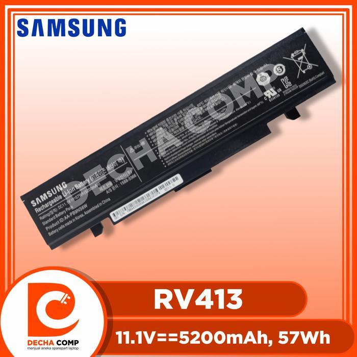 BERGARANSI Baterai Samsung RV409 RV410 RV413 RV415 RV509 RV511 RV513 HITAM