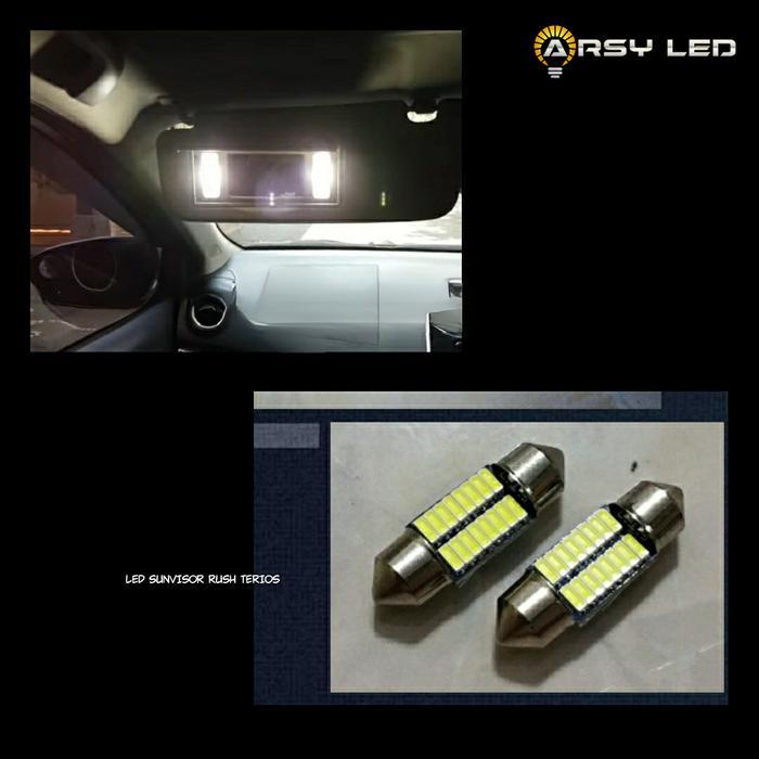 Arsy Led Lampu Sunvisor Cermin Tv Lcd Plafon Mobil Car