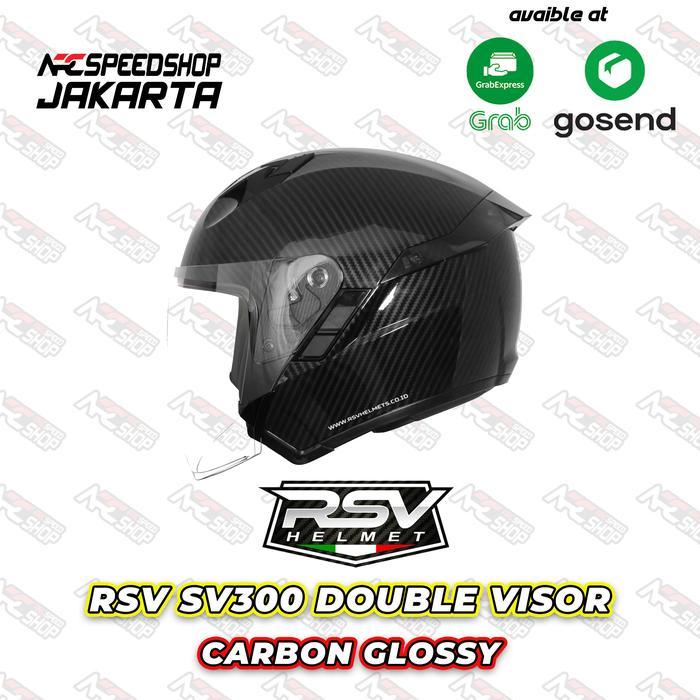 Rsv Sv300 Carbon Glossy Double Visor