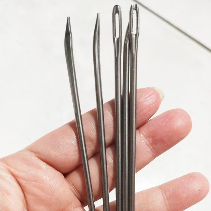 perbiji jarum jahit karung - jarum jahit besar - jarum goni