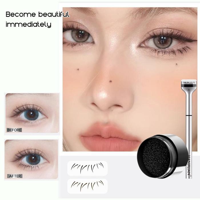 SALE Pena Eyeliner Cair + Stempel Bulu Mata (Eyeliner Stamp) Ujung Ganda untuk Bulu Mata Palsu &