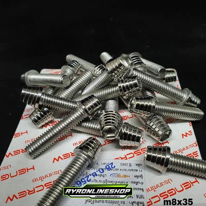 baut probolt stainless kerucut 835 baut 12 panjang 3,5 cm