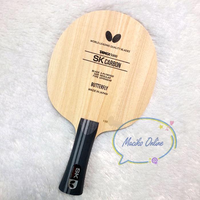 BUTTERFLY SK CARBON FL ~ KAYU BET PINGPONG BUTTERFLY SK CARBON
