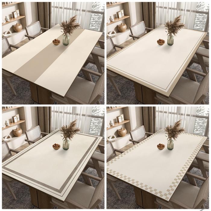 Taplak Meja Ruang Tamu Anti Air/Alas Meja Makan Rumah Anti Air/Taplak Meja Tamu Premium/Taplak Meja