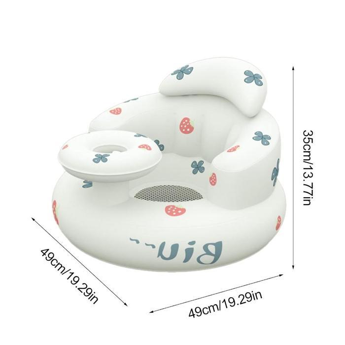 Duffy ToysSofa Tiup Untuk Bayi Sofa Bayi / Kursi Bayi Tiup Belajar Duduk / Sofa Tiup Untuk Bayi Sofa