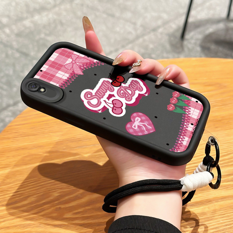 Casing Hp untuk Xiaomi Redmi 9A 9I Case Casing cinta pola Cesing HP pelindung Softcase Silikon Kasin