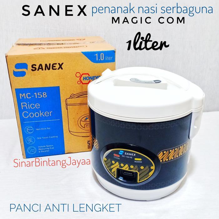 Sanex Magic Com Mini 1Liter Mc158 Anti Lengket Rice Cooker Mini 1Liter