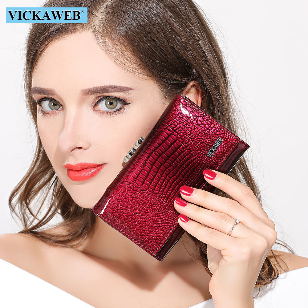 Women Wallet Small Short Genuine Leather Wallet Female Alligator Hasp Coin Purse Women Purses Mini