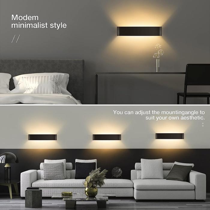 Lampu Dinding Warm White Dekorasi Teras Rumah Modern Minimalis