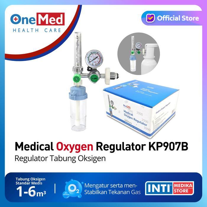 Ready ONEMED - Medical Oxygen Regulator KP907B Regulator Tabung Oksigen Medis KP 907 B