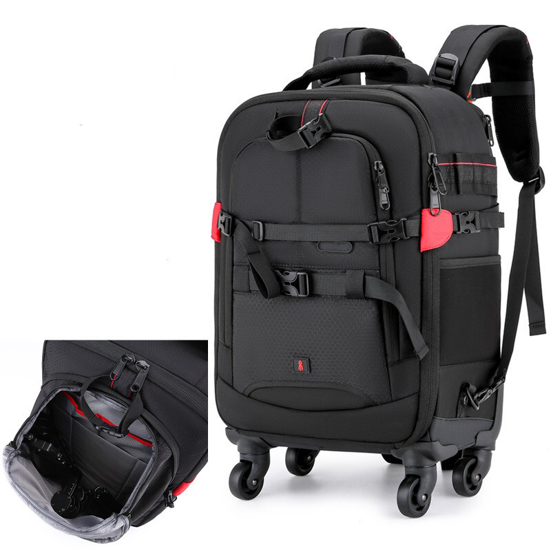 Trolley camera bag Professional camera trolley suitcase Bag Video Photo Digital Camera luggage trave