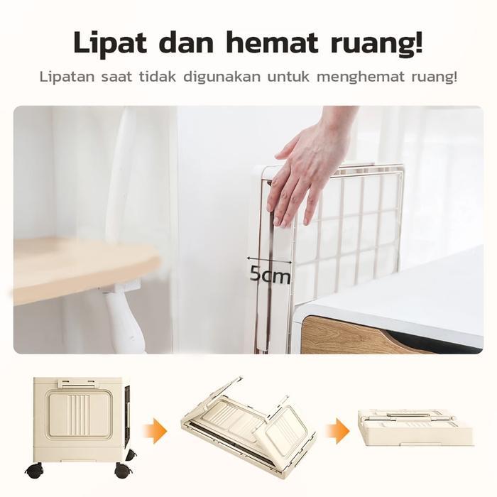 Lemari Plastik Susun Besar - Lemari Pakaian Anak & Bayi, Rak Baju Multifungsi, Organizer Hemat