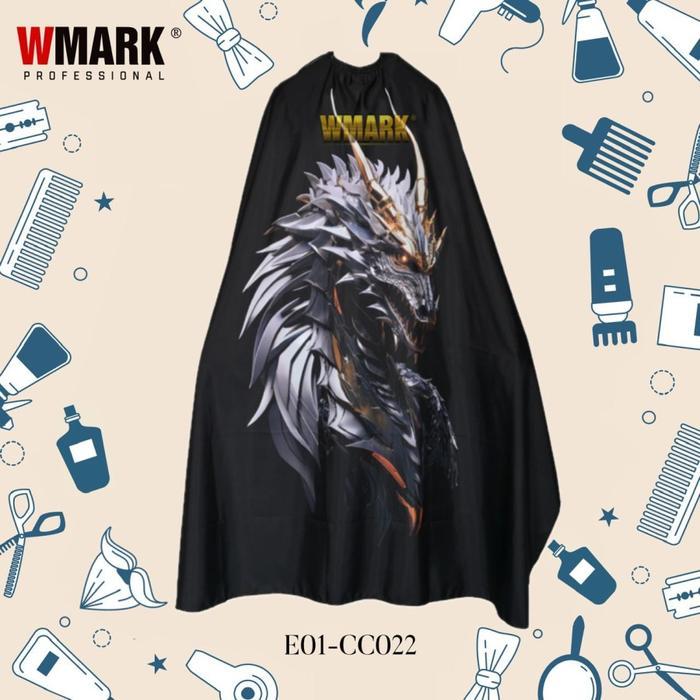 Kain Kep Kip Wmark Barbershop Hairdressing Cutting Cape 140 x 160 cm