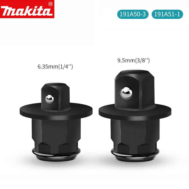 Makita 191A50-3 191A51-1 Socket 3/8 "1/4" Adapter WR100D DWR180 Rachet Wrench Electric Tool Accessor