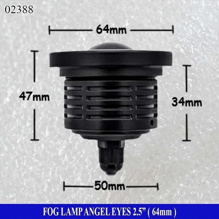 Fog Lamp Angel Eyes 2,5inch ( 64mm ) Ring Hijau - Lampu Fog Lamp - LED Best Seller