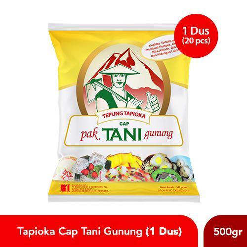 Rose Brand - Tepung Tapioka Cap Pak Tani Gunung 500 Gram (1 Dus)