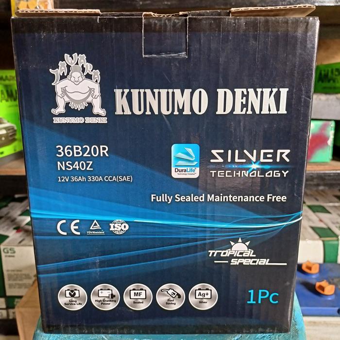Aki Avanza/ Kunumo Denki Ns40Z Mf / Aki Kering Garansi 1 Tahun Xenia