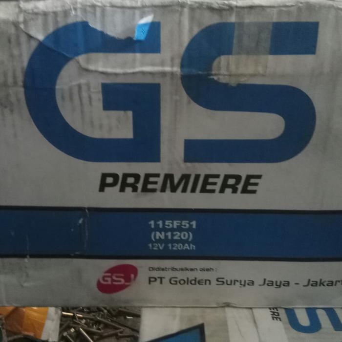 Aki Gs N120 12V 120Ah/Amper Gs Premiere