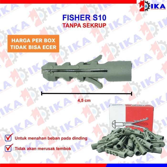 "New" Fiser S6 S5 S8 S10 S12 viser lubang dinding kualitas bagus 1 kotak