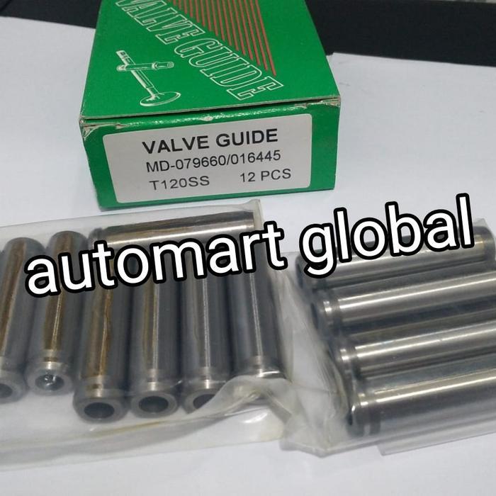 Valve guide bos klep mitsubishi t120ss set 12pc news