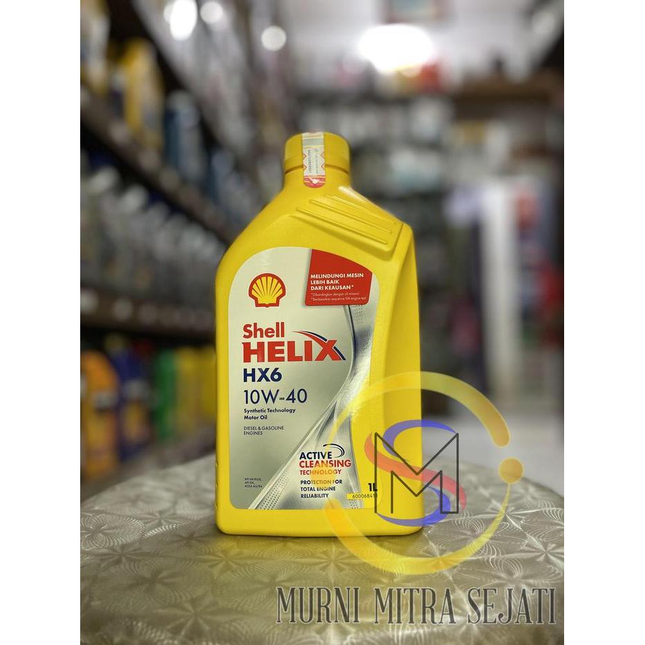 SHELL HELIX HX6 SAE 10W-40 HX-6 H X6 10W40 10 W 40 1 L