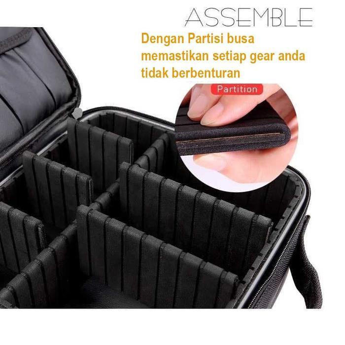 Tas Hardcase Kamera Universal With Partition - Hc3726 - Koper Kamera